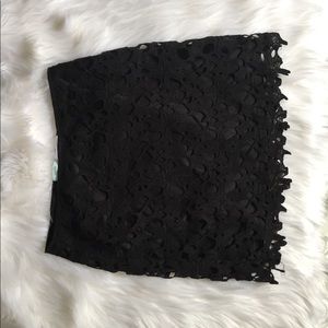 Urban outfitters crochet mini skirt size 6
